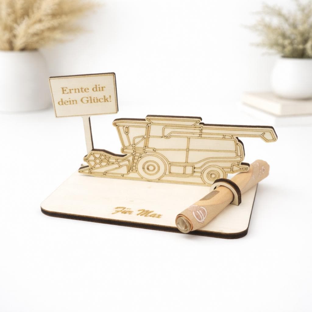 Geschenk für Landwirt Bauer mit Gravur