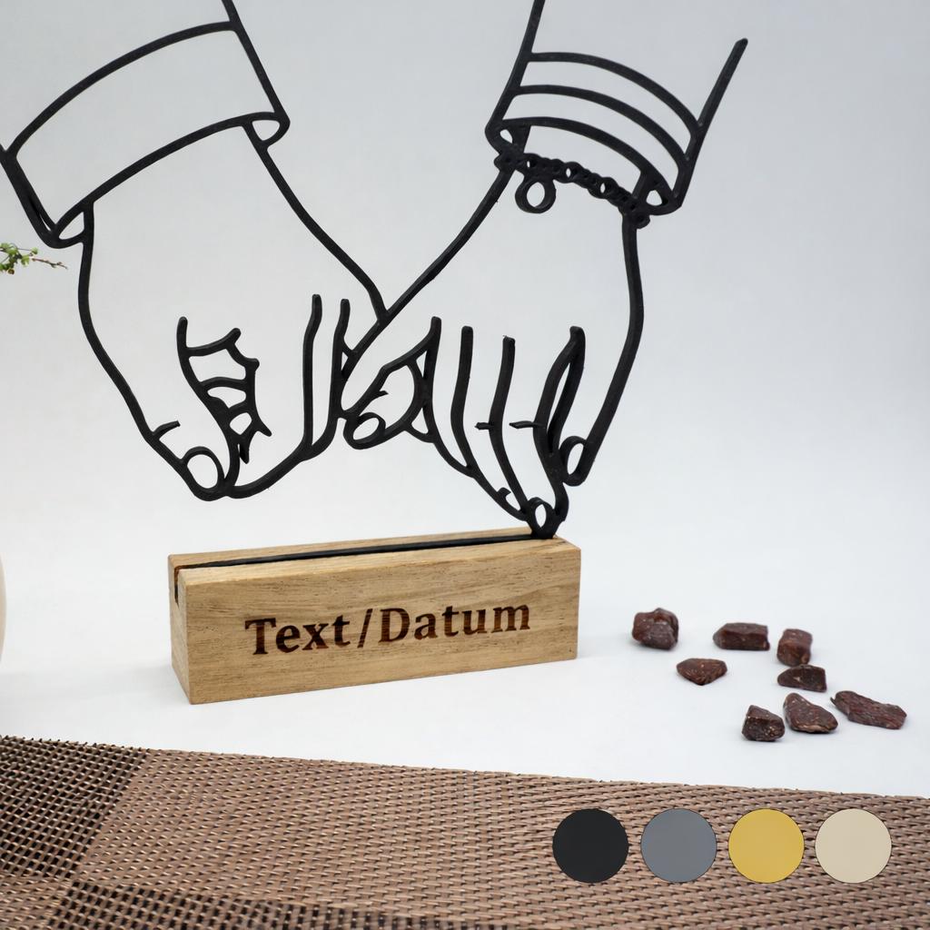 Personalisierte Liebes Deko als Geschenk zum Jahrestag oder Valentinstag
