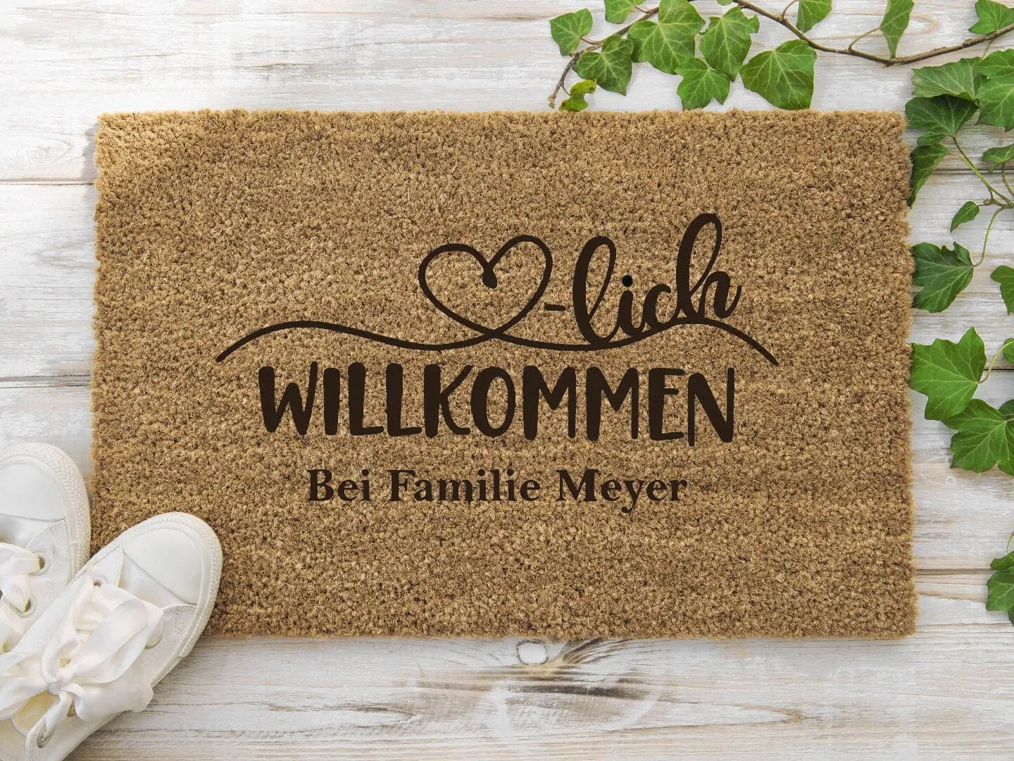 Personalisierte Kokos Fußmatte 