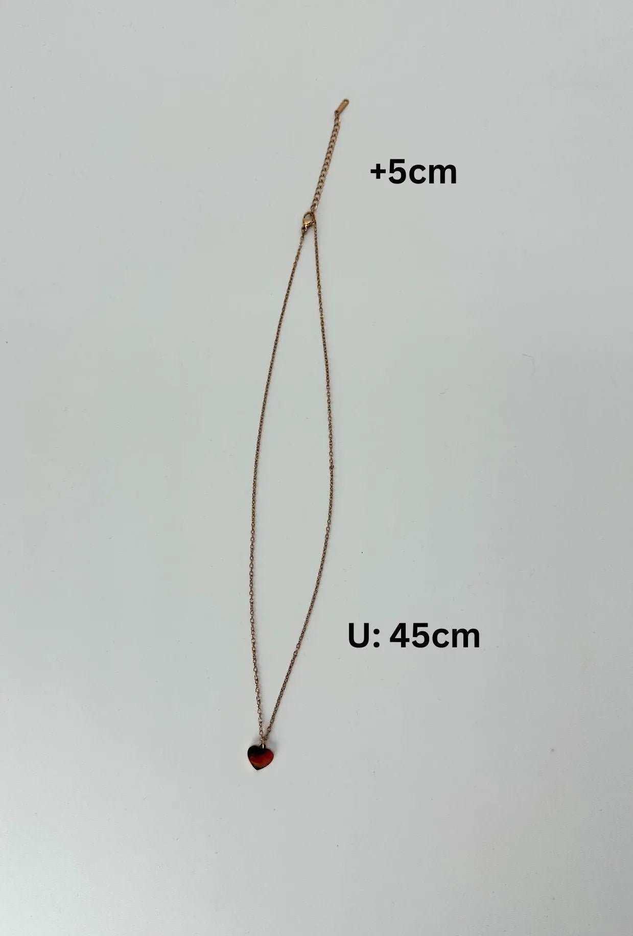 Personalisierte Kette mit Herz-Anhänger KreativoBasteln