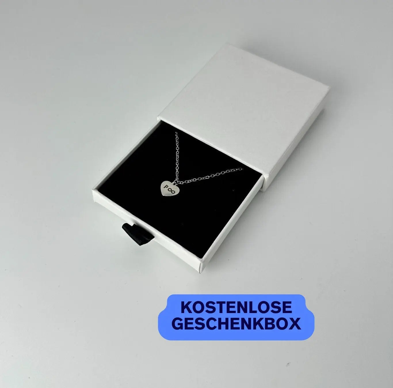 Personalisierte Kette mit Herz-Anhänger KreativoBasteln