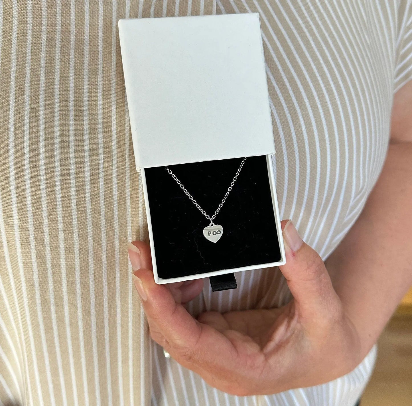 Personalisierte Kette mit Herz-Anhänger KreativoBasteln
