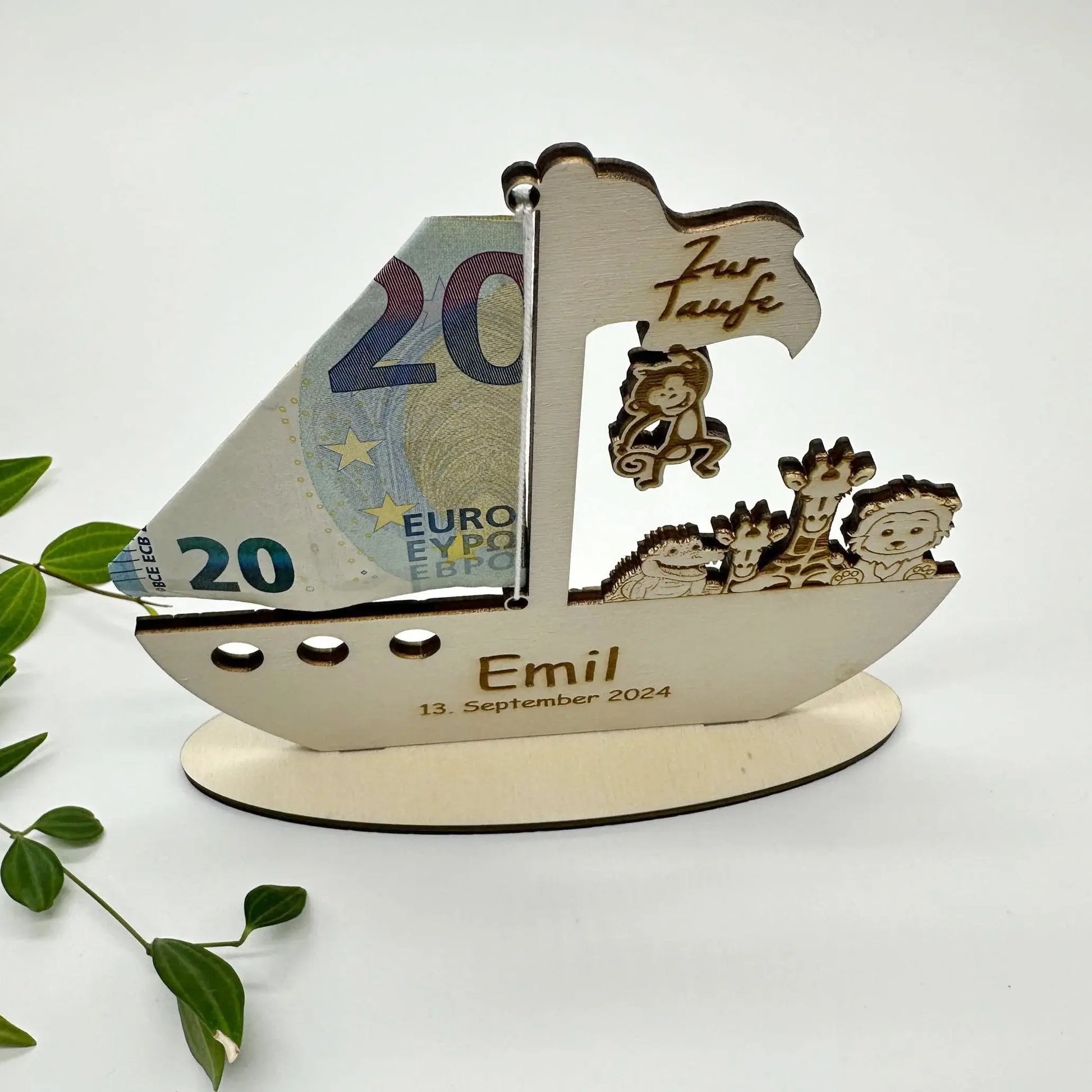 Boot für Taufe, Kommunion, Konfirmation KreativoBasteln