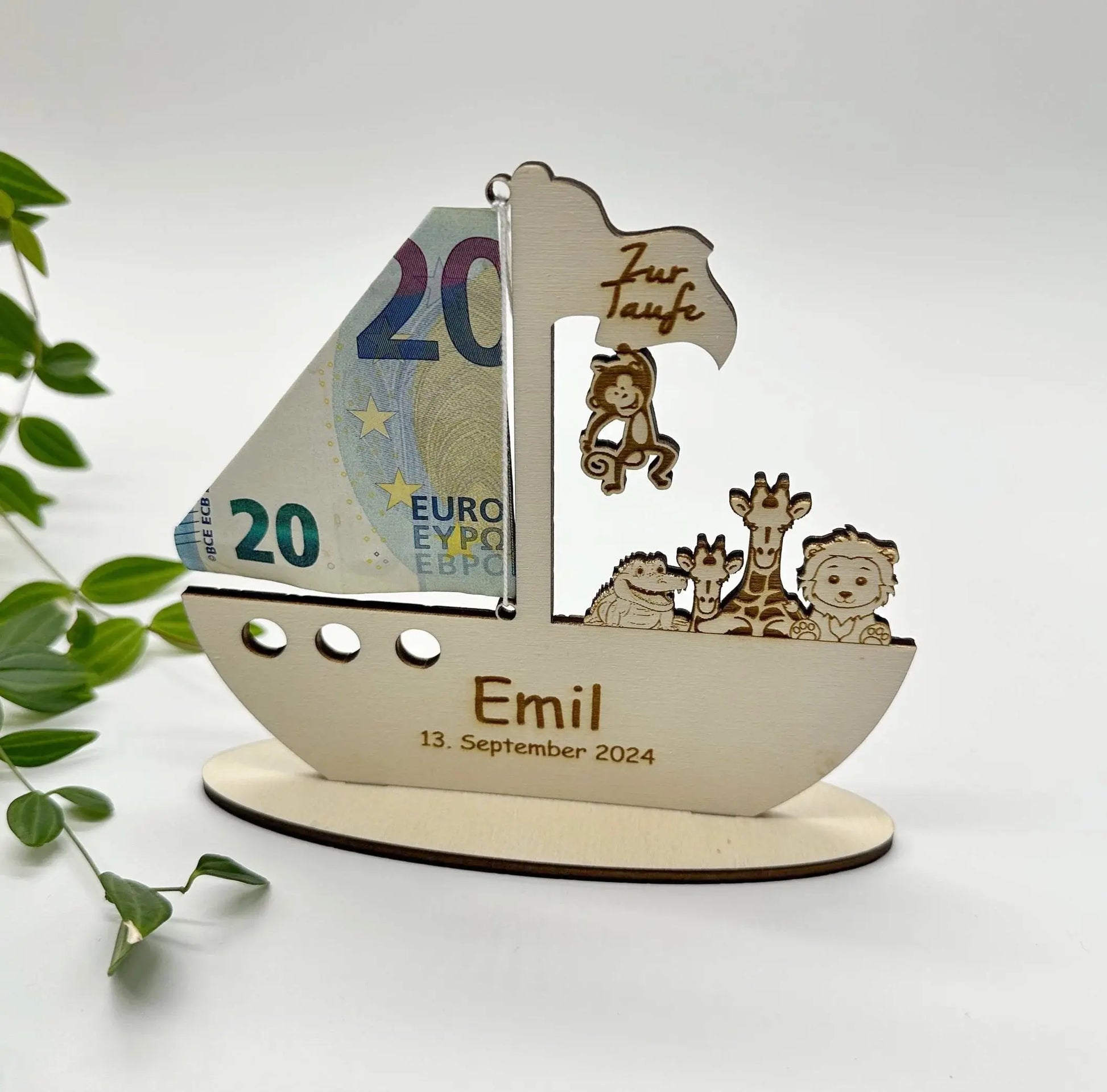 Boot für Taufe, Kommunion, Konfirmation KreativoBasteln