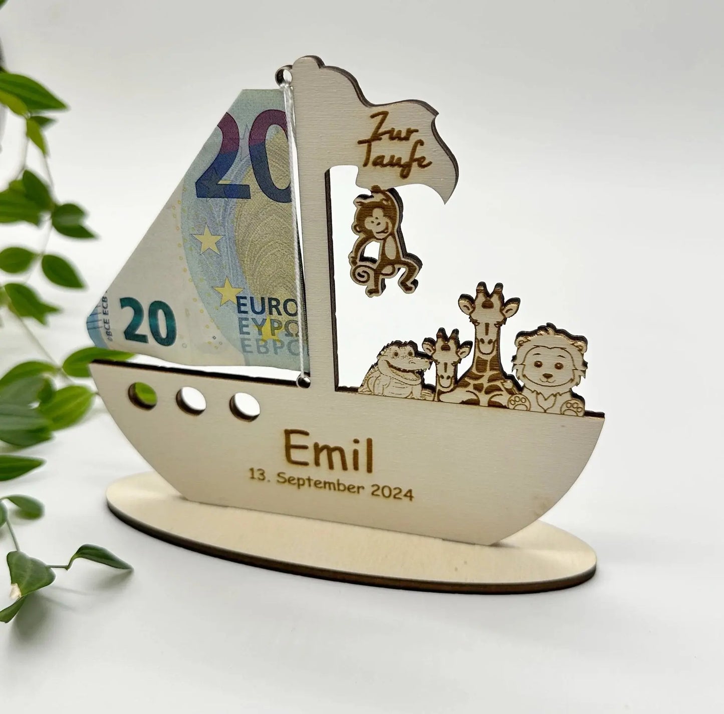 Boot für Taufe, Kommunion, Konfirmation KreativoBasteln