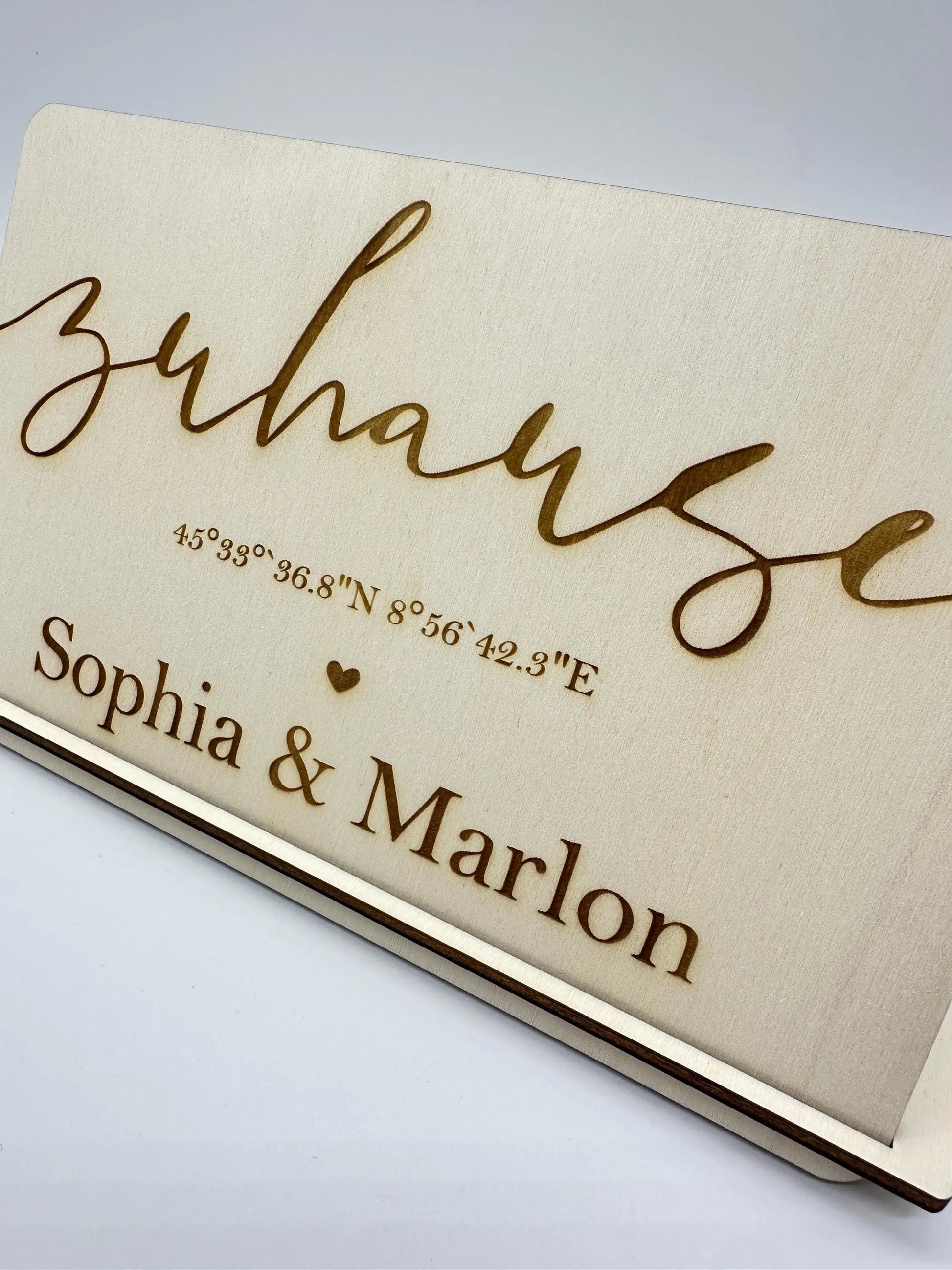 Personalisiertes Geschenk für Zuhause KreativoBasteln