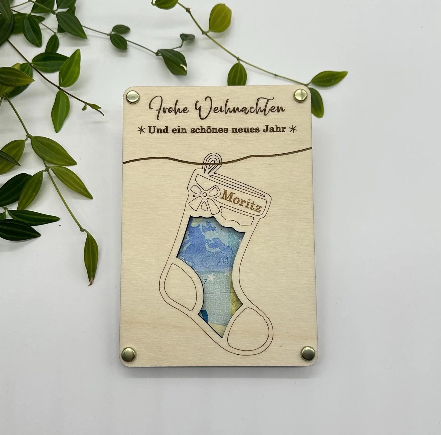 Geschenkidee Strumpf zum personalisieren KreativoBasteln