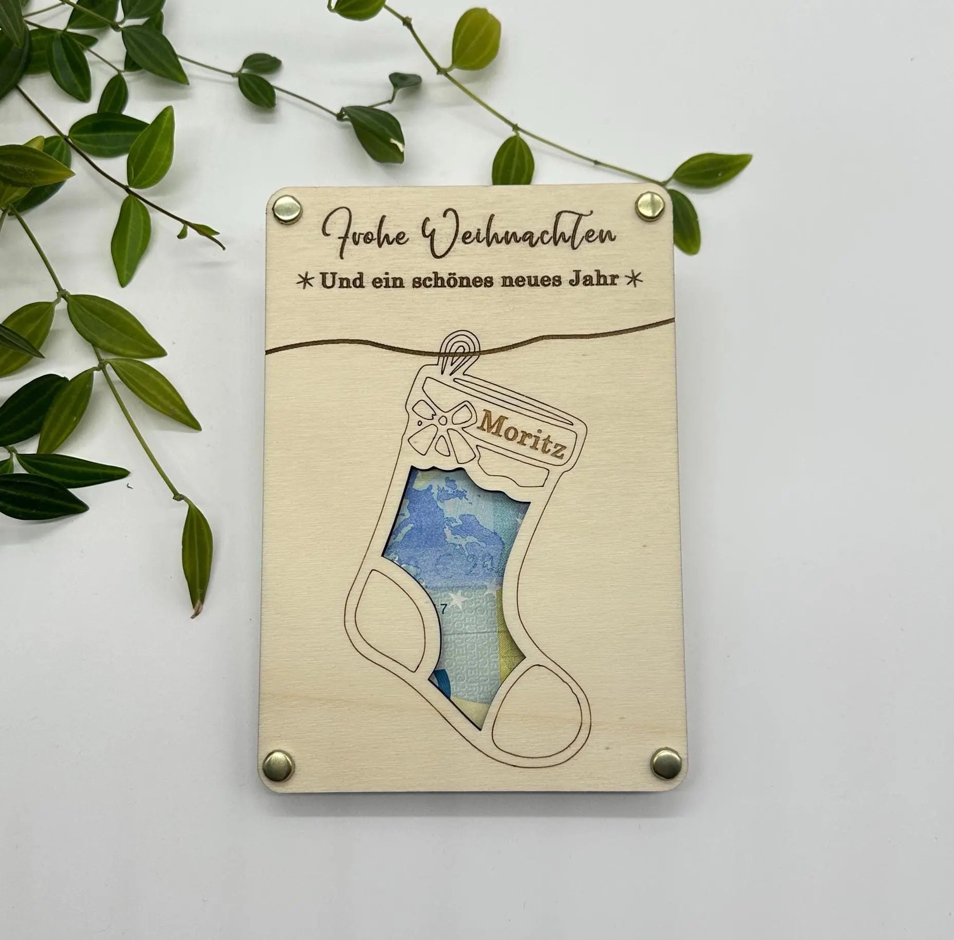 Geschenkidee Strumpf zum personalisieren KreativoBasteln
