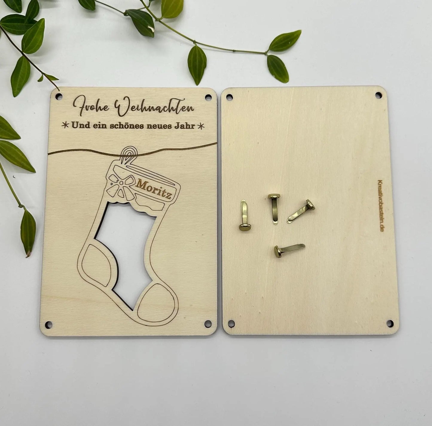 Geschenkidee Strumpf zum personalisieren KreativoBasteln