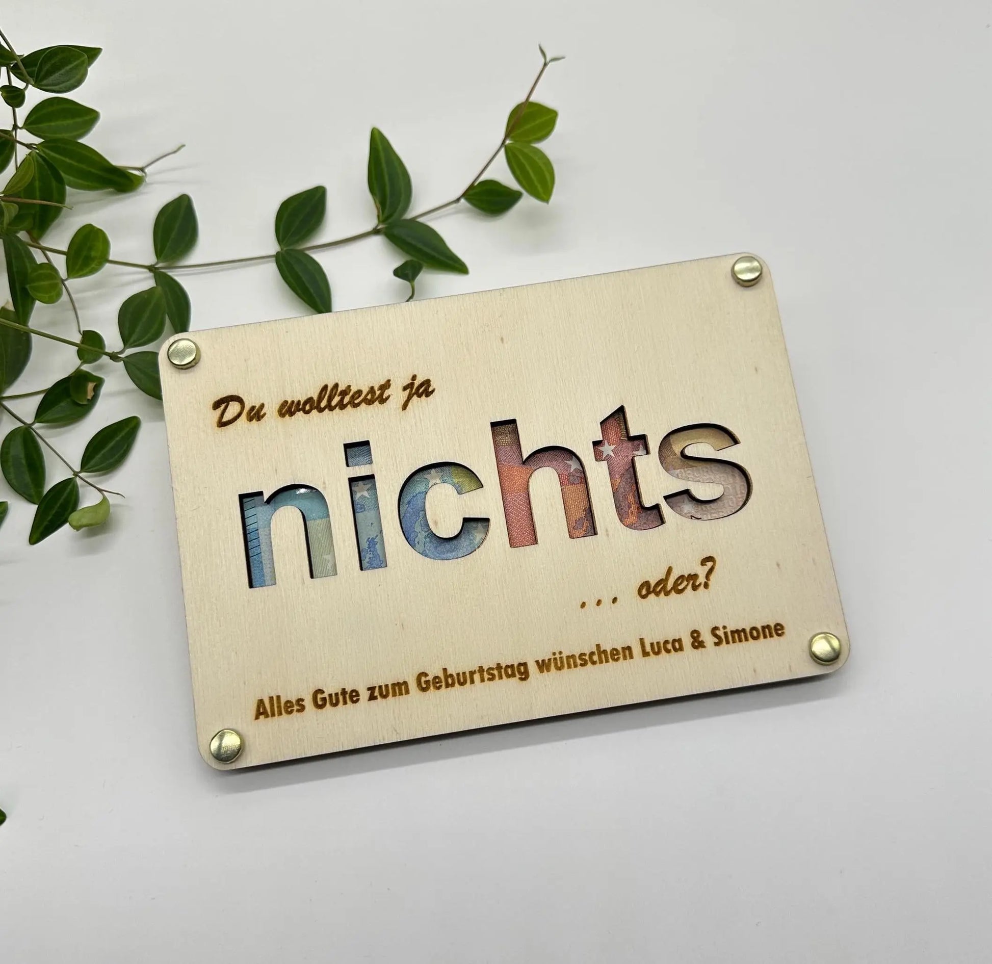 Nichts personalisiert KreativoBasteln