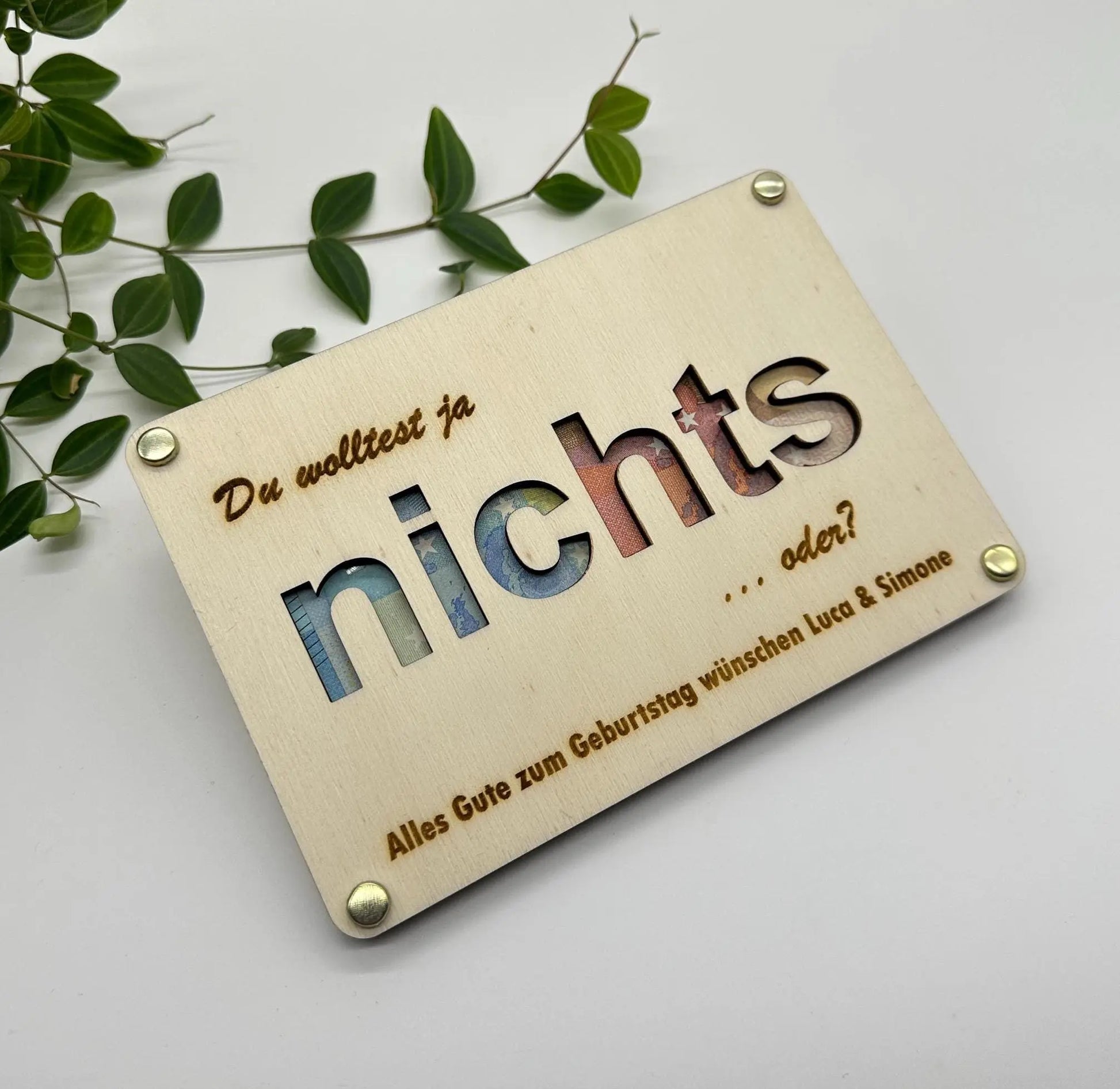Nichts personalisiert KreativoBasteln