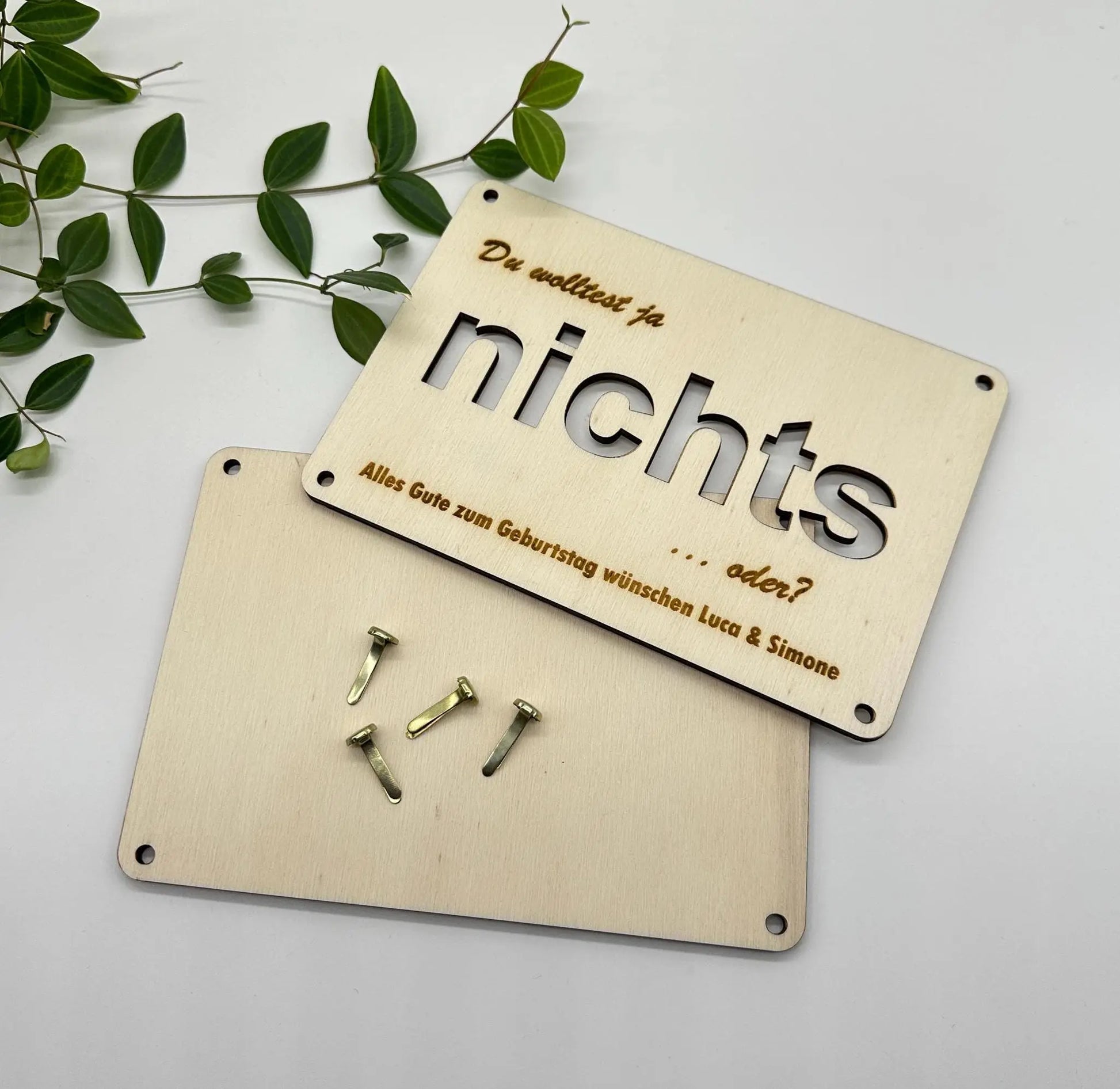 Nichts personalisiert KreativoBasteln
