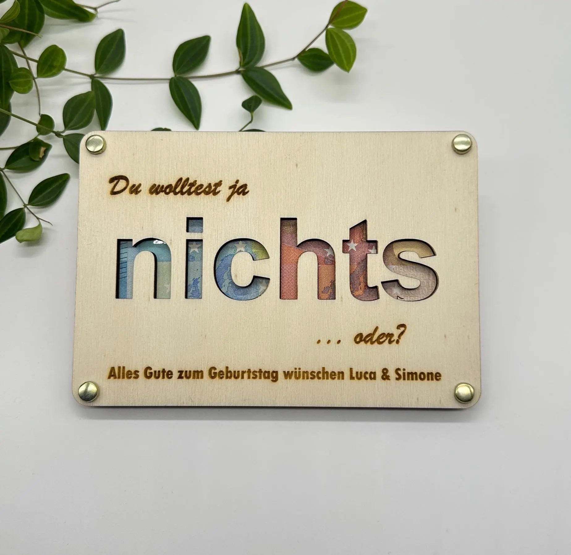 Nichts personalisiert KreativoBasteln