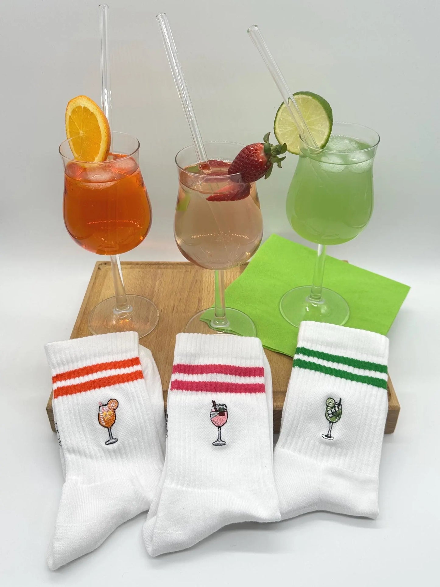 Getränkesocken Set möglich KreativoBasteln