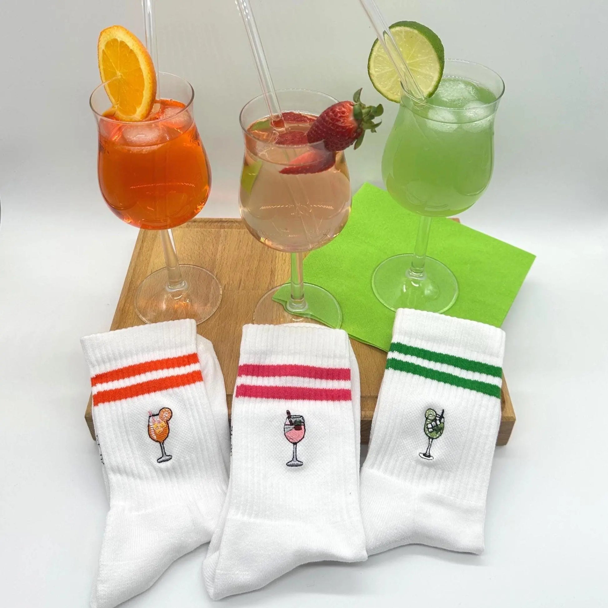 Getränkesocken Set möglich KreativoBasteln