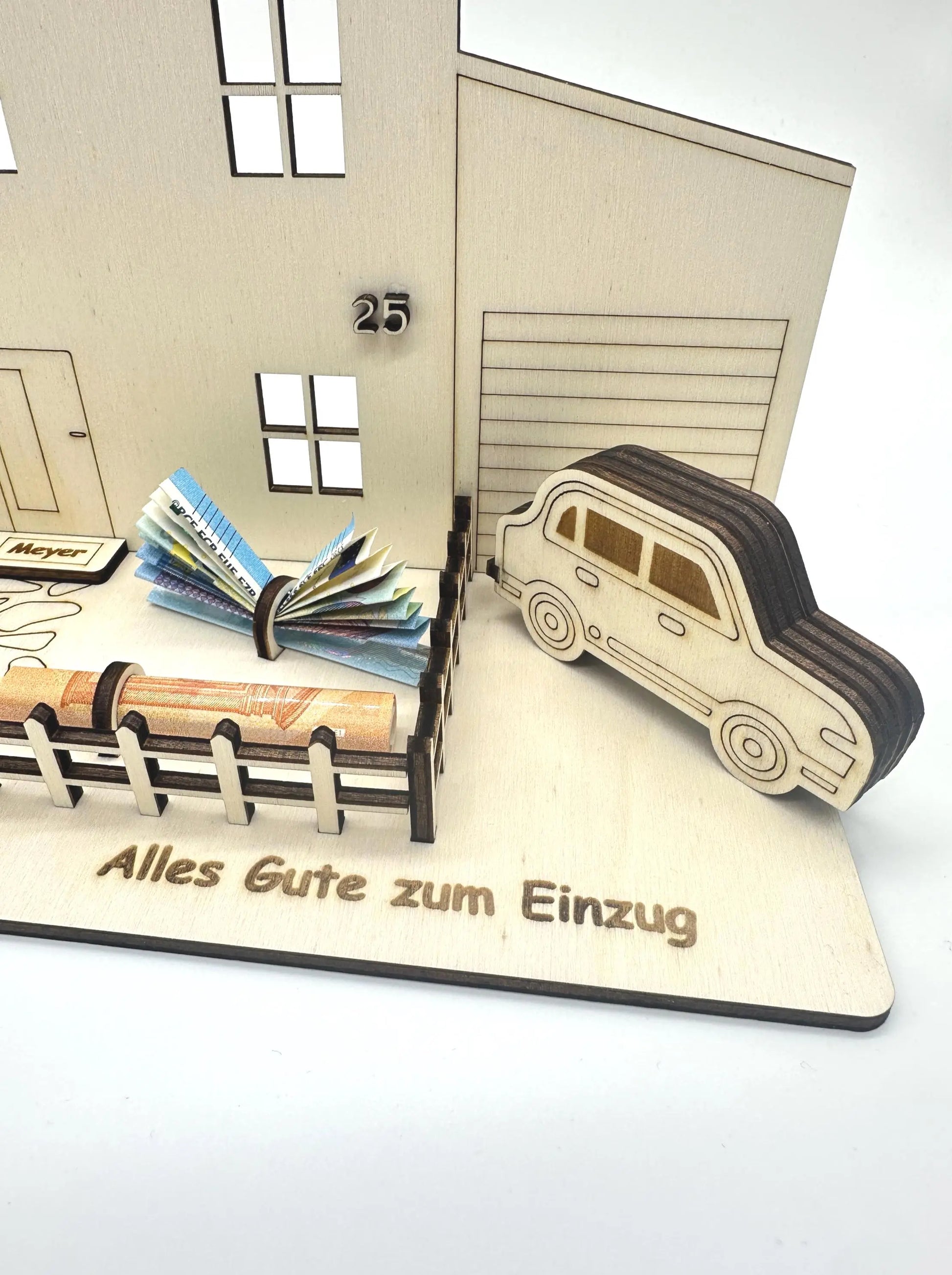 Geldgeschenk zum Einzug ins Haus KreativoBasteln