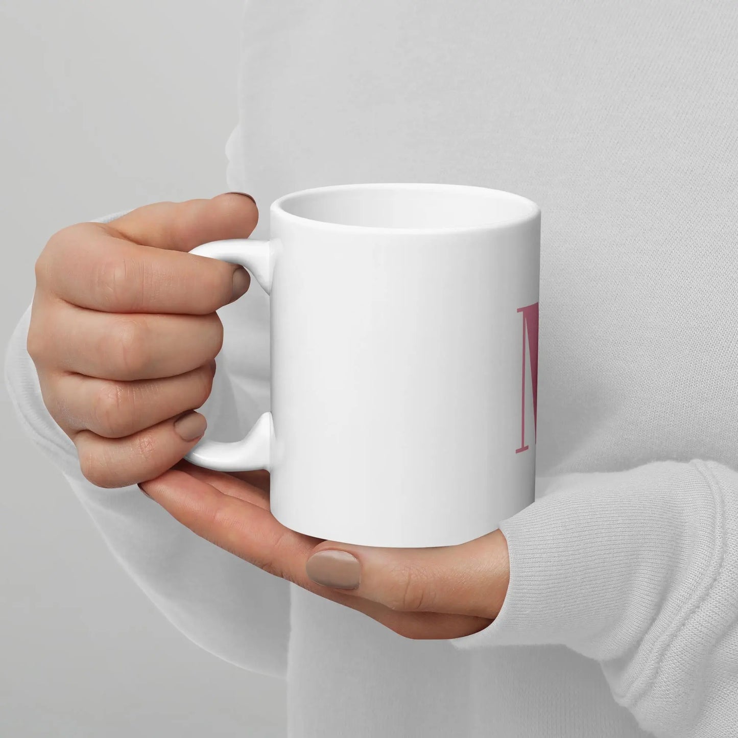 Personalisierte Tasse mit Initial & Name KreativoBasteln