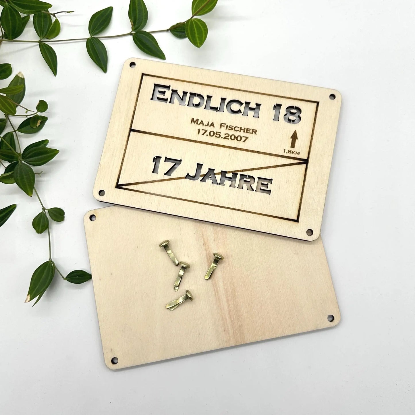 Geschenk zum 18. Geburtstag KreativoBasteln