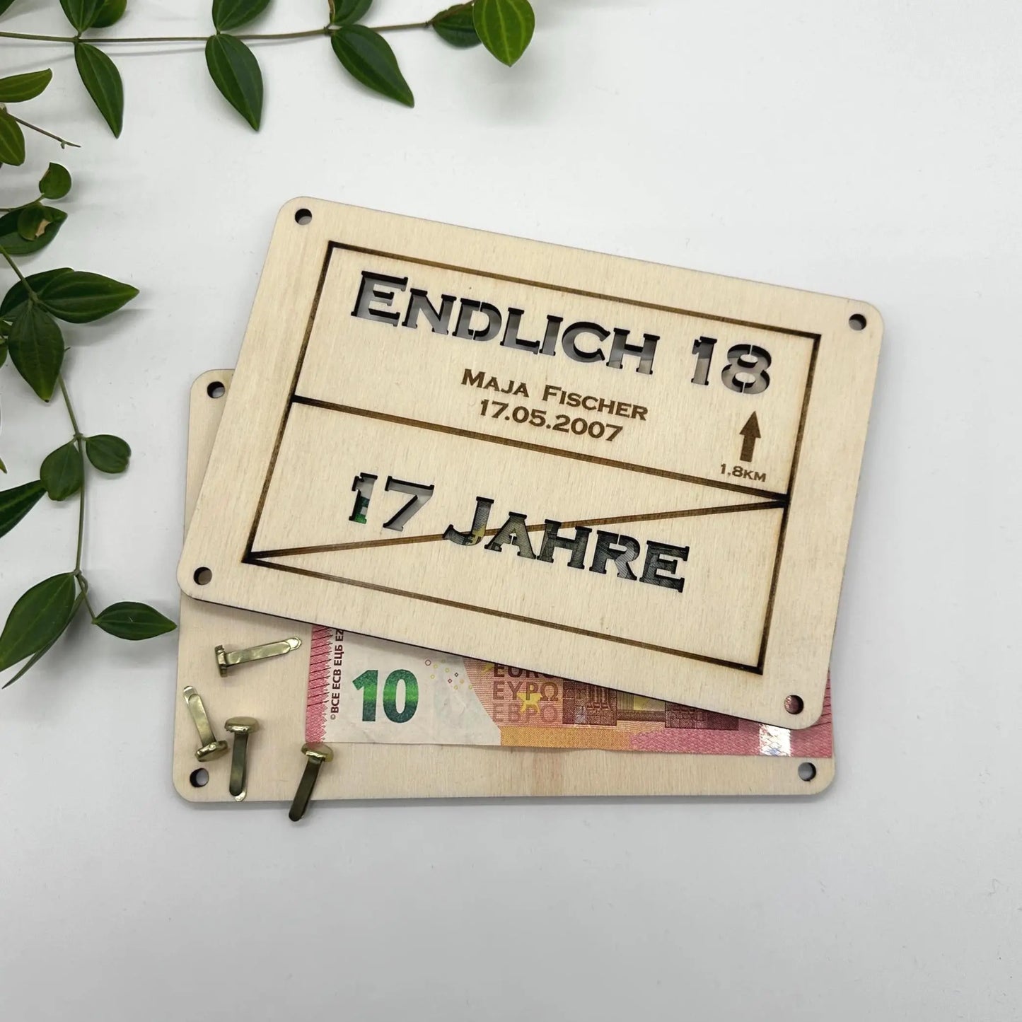 Geschenk zum 18. Geburtstag KreativoBasteln