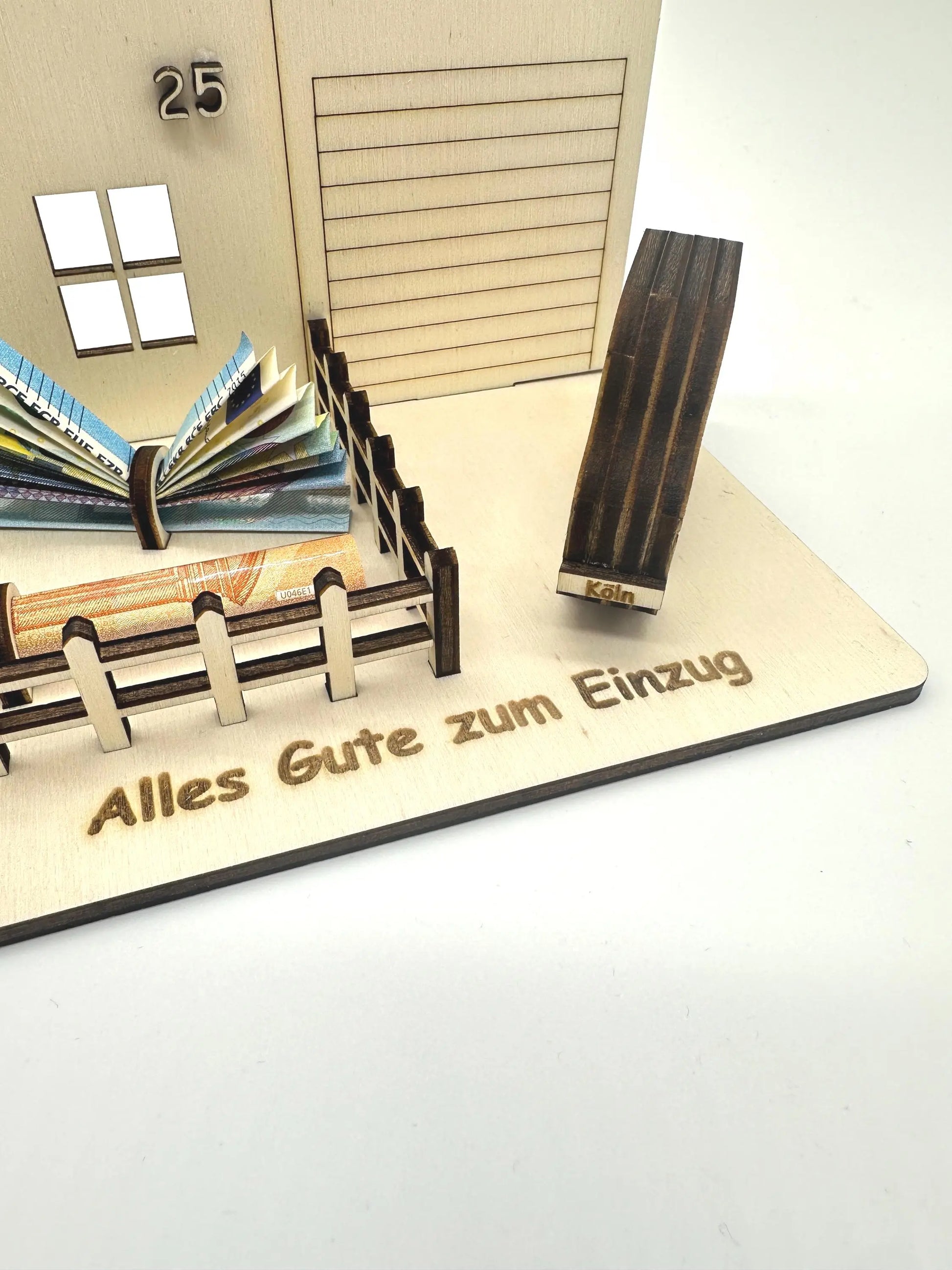 Geldgeschenk zum Einzug ins Haus KreativoBasteln