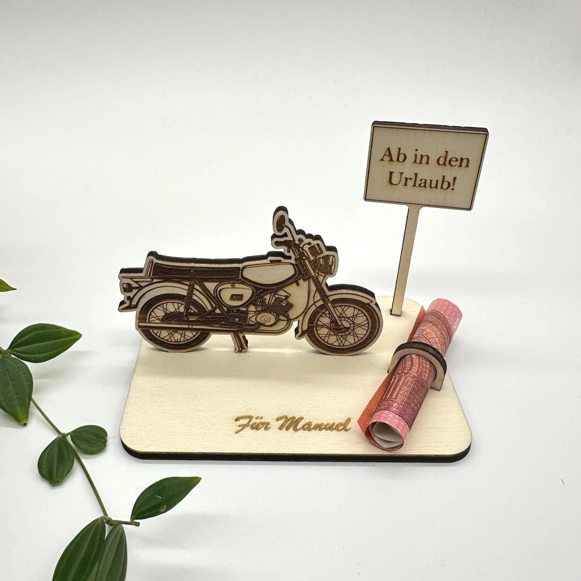 Geldgeschenk Moped 50cc KreativoBasteln