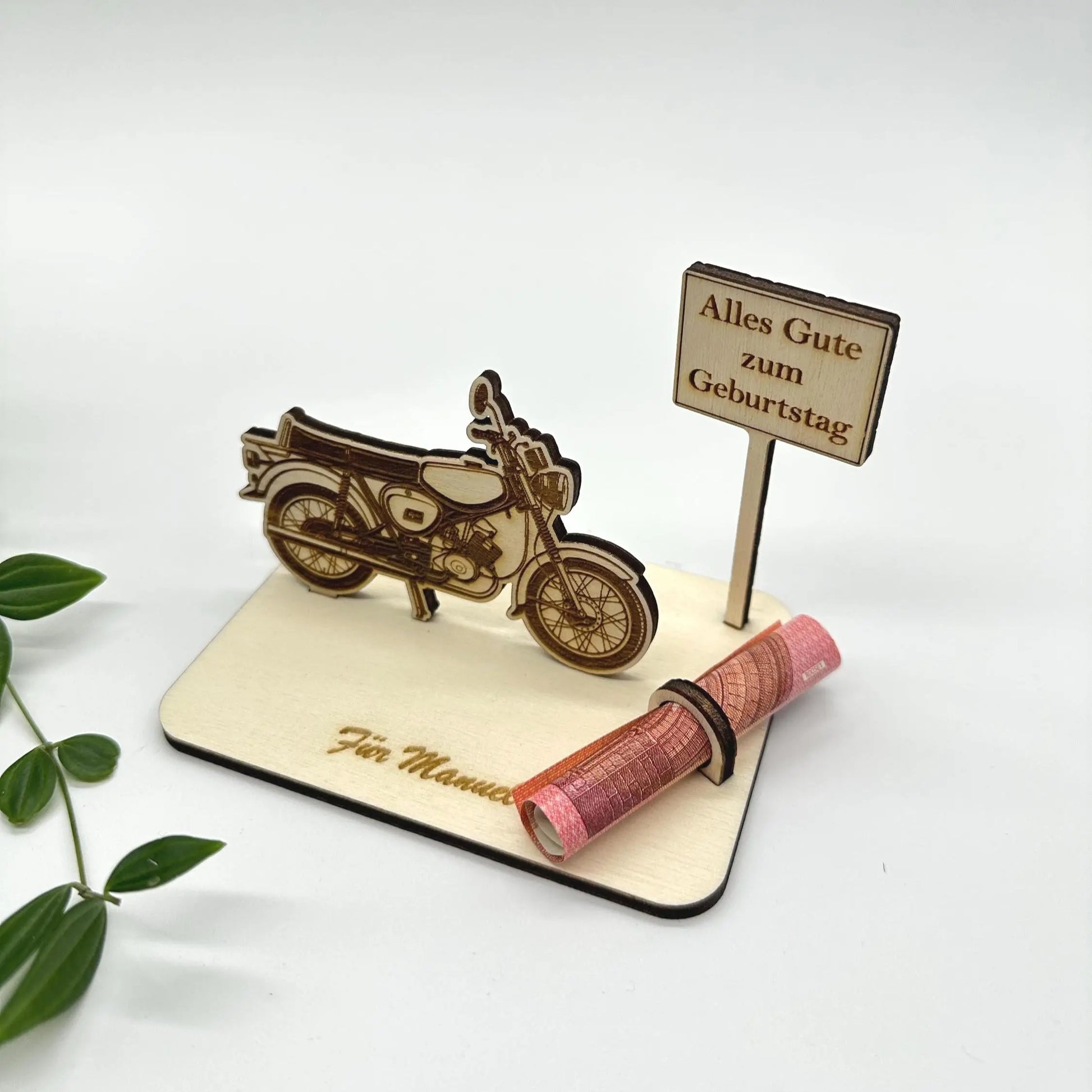 Geldgeschenk Moped 50cc KreativoBasteln
