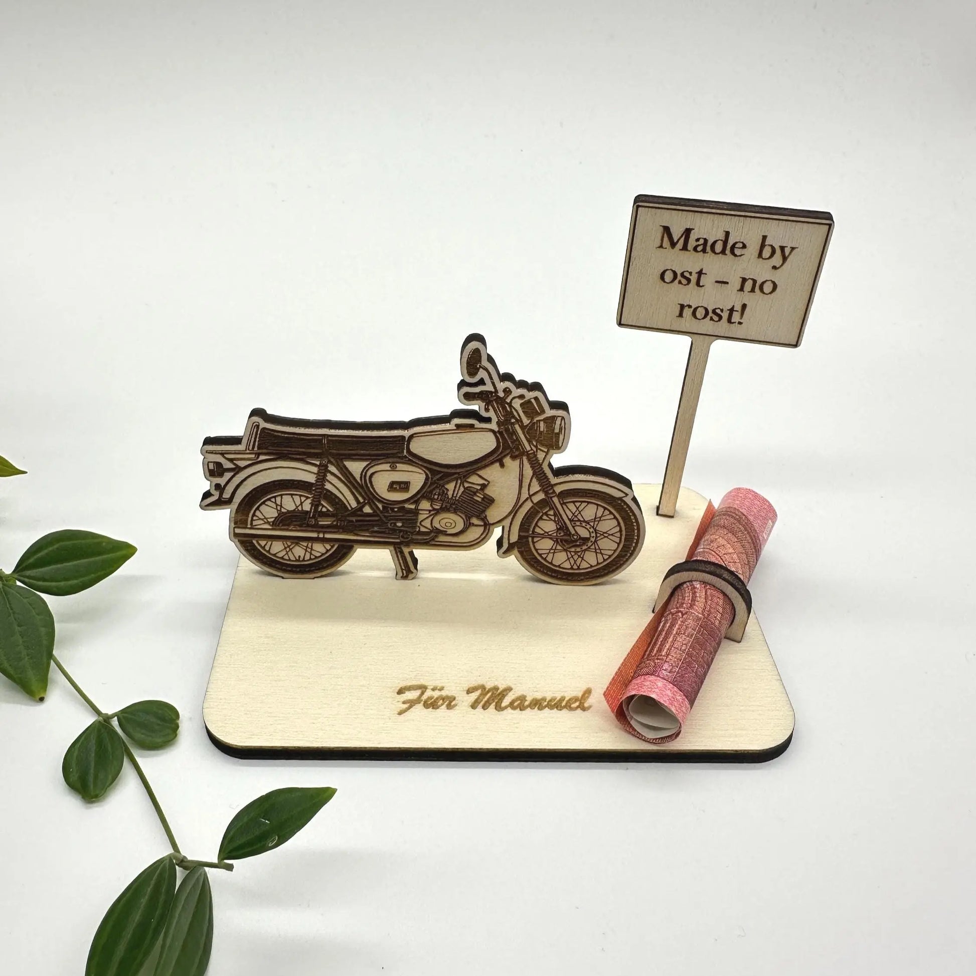 Geldgeschenk Moped 50cc KreativoBasteln