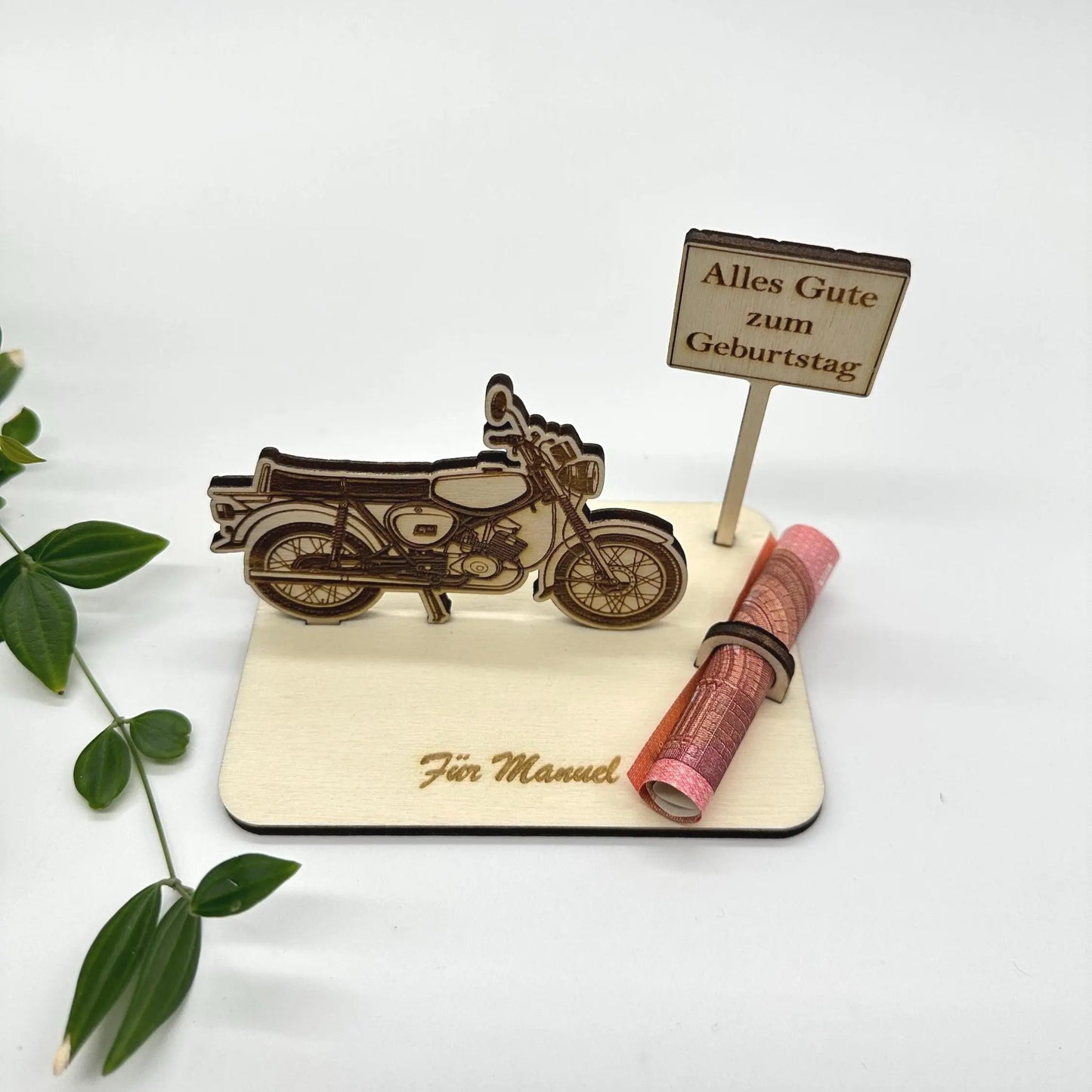 Geldgeschenk Moped 50cc KreativoBasteln
