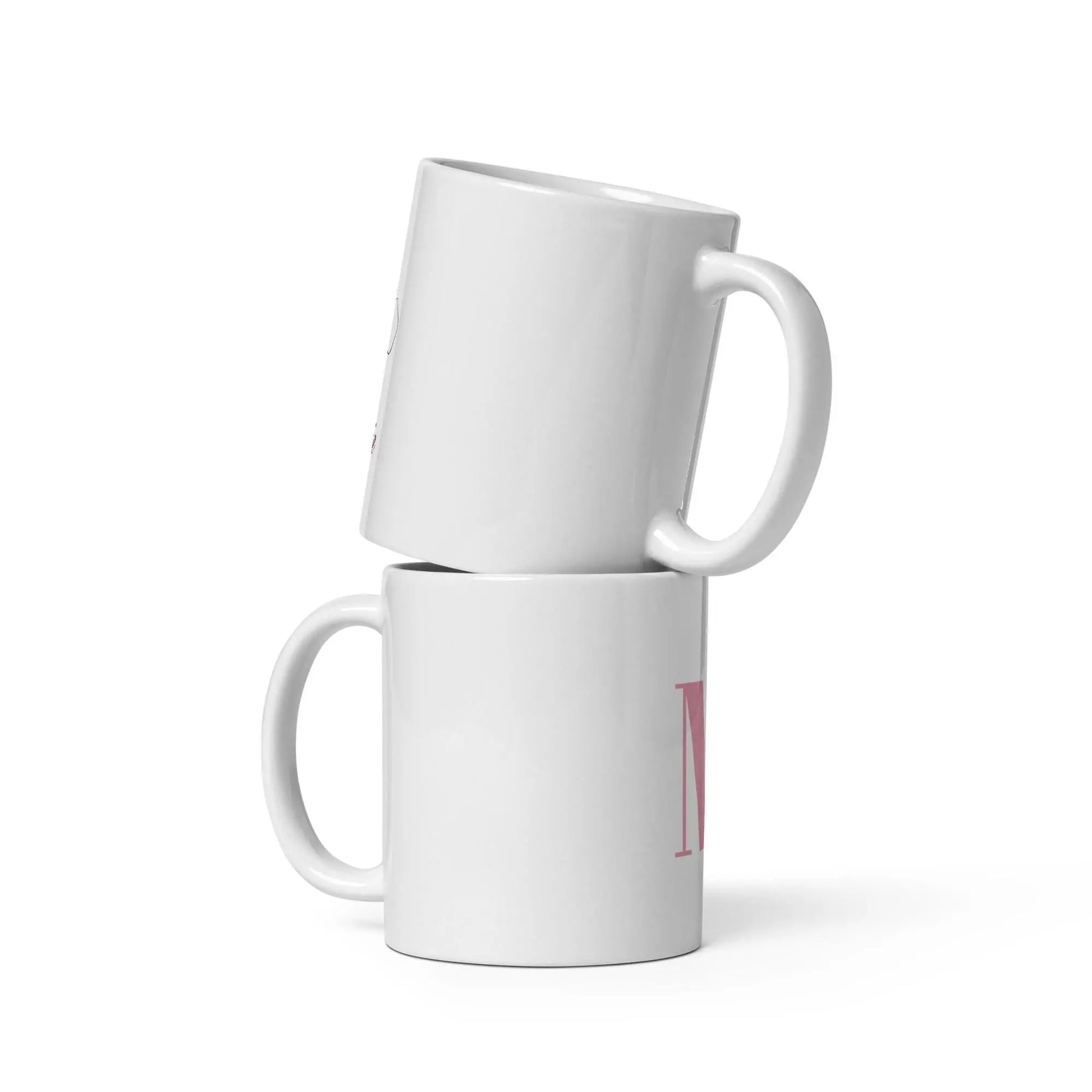 Personalisierte Tasse mit Initial & Name KreativoBasteln