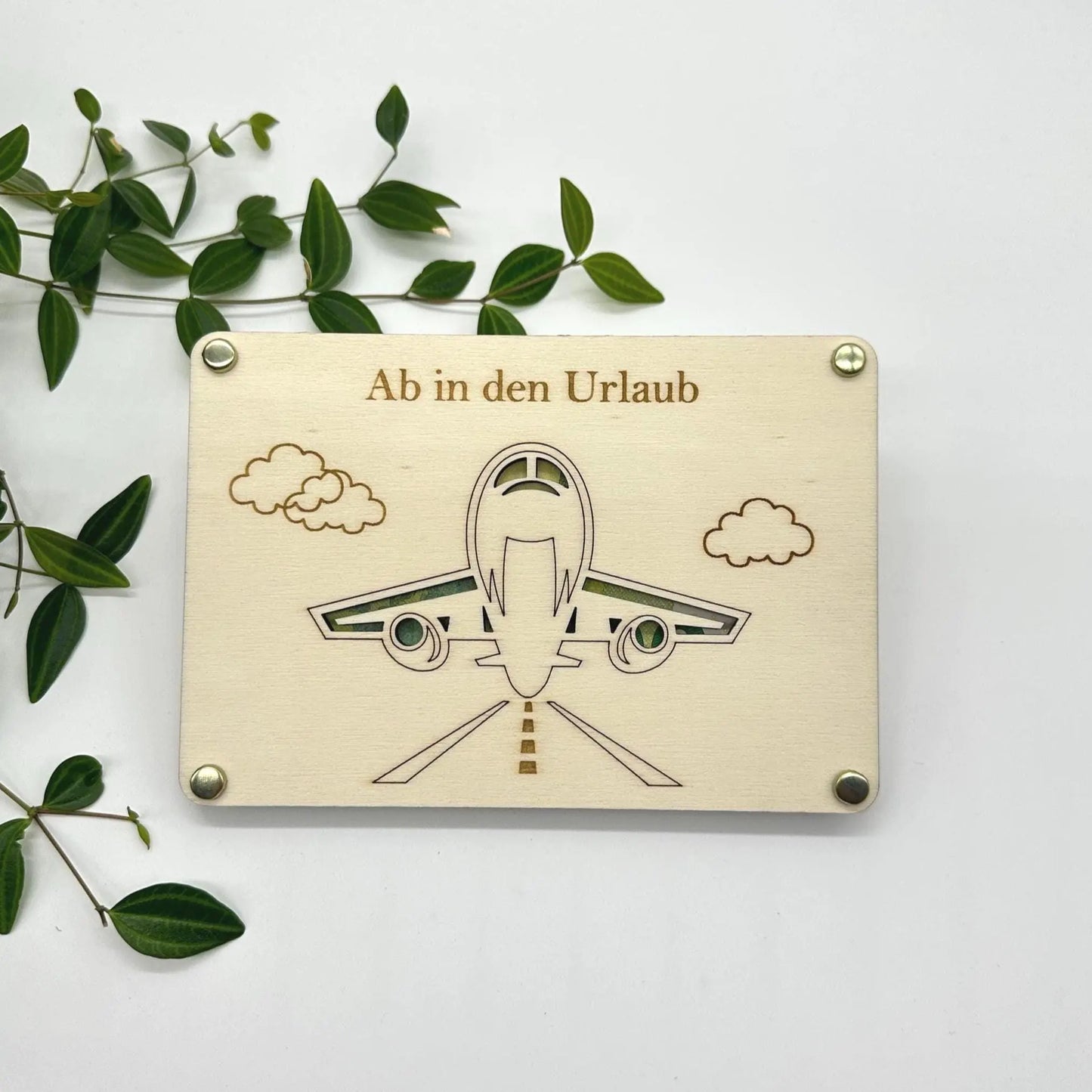 Personalisiertes Geldgeschenk für einen Urlaub KreativoBasteln