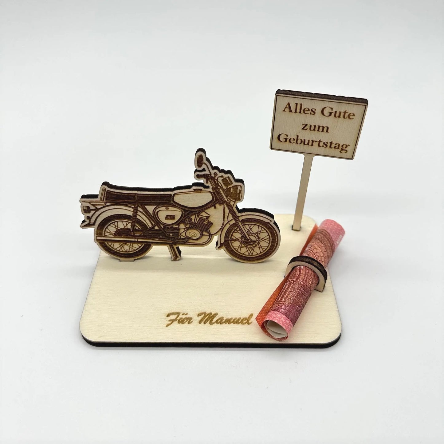 Geldgeschenk Moped 50cc KreativoBasteln