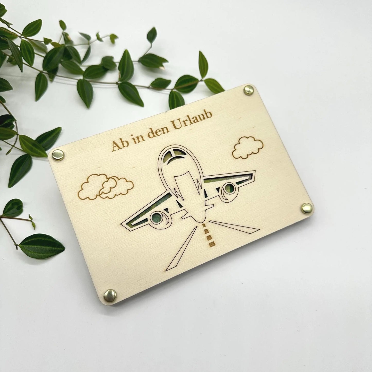 Personalisiertes Geldgeschenk für einen Urlaub KreativoBasteln