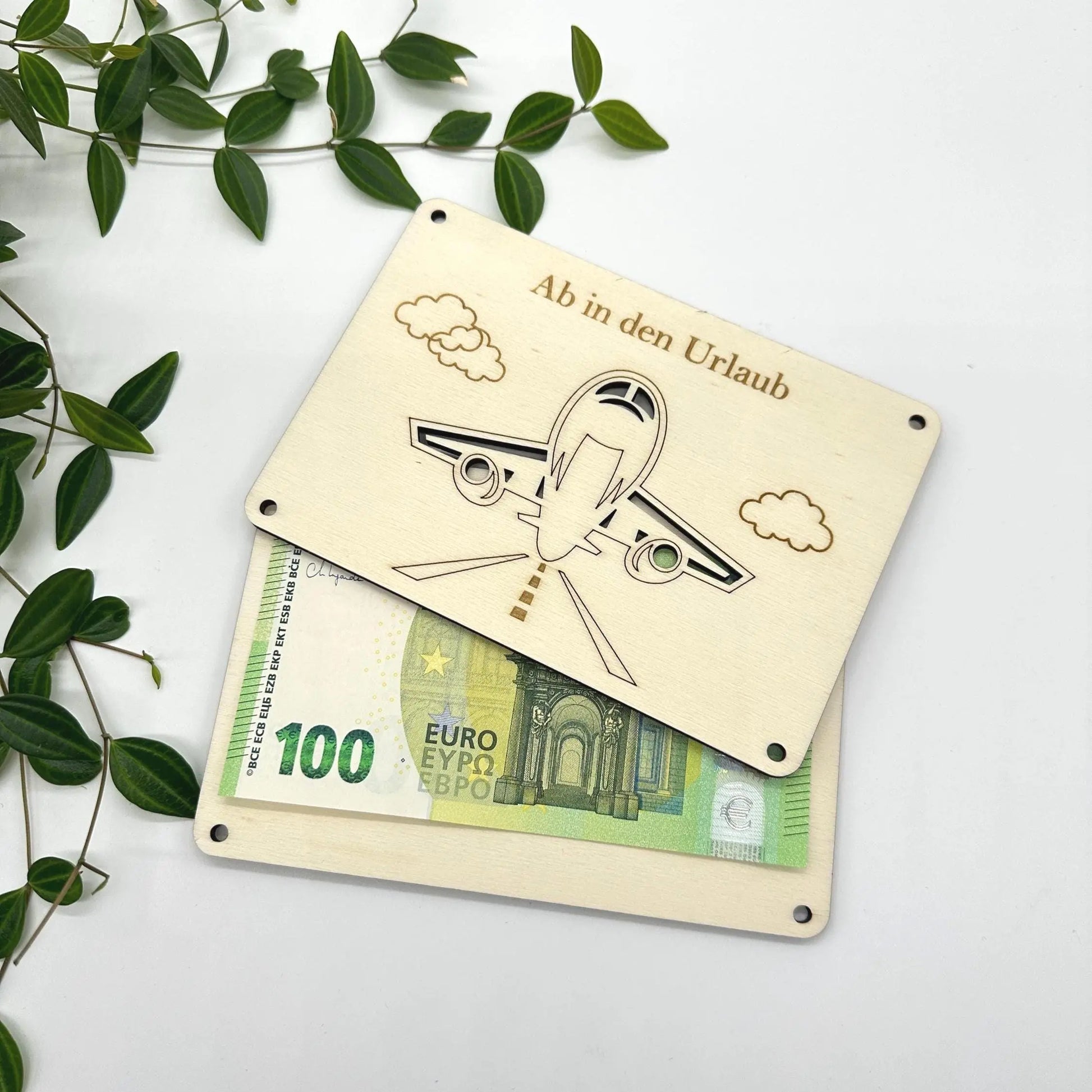 Personalisiertes Geldgeschenk für einen Urlaub KreativoBasteln