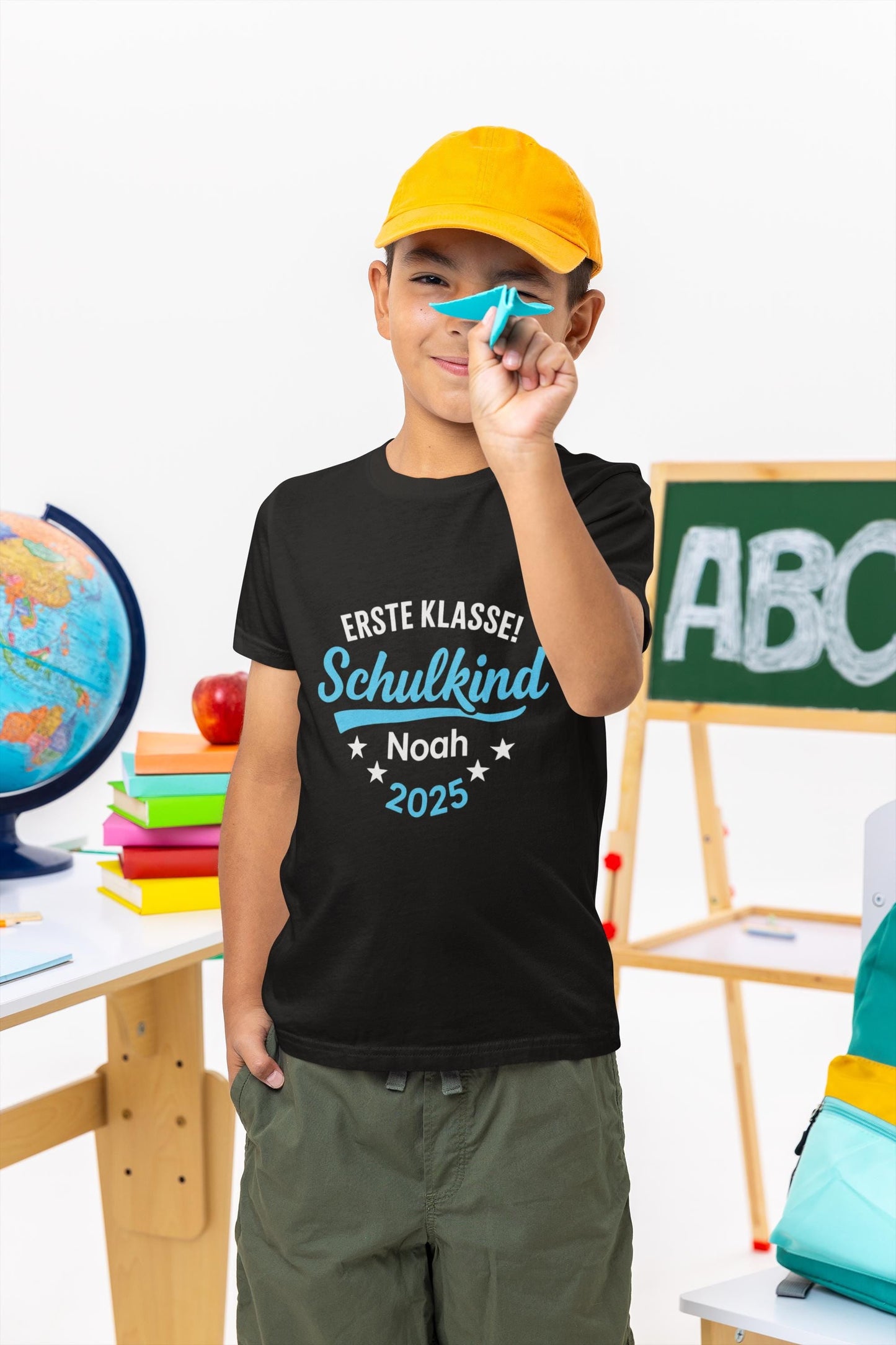 Personalisiertes Schulkind 2025 T-Shirt KreativoBasteln