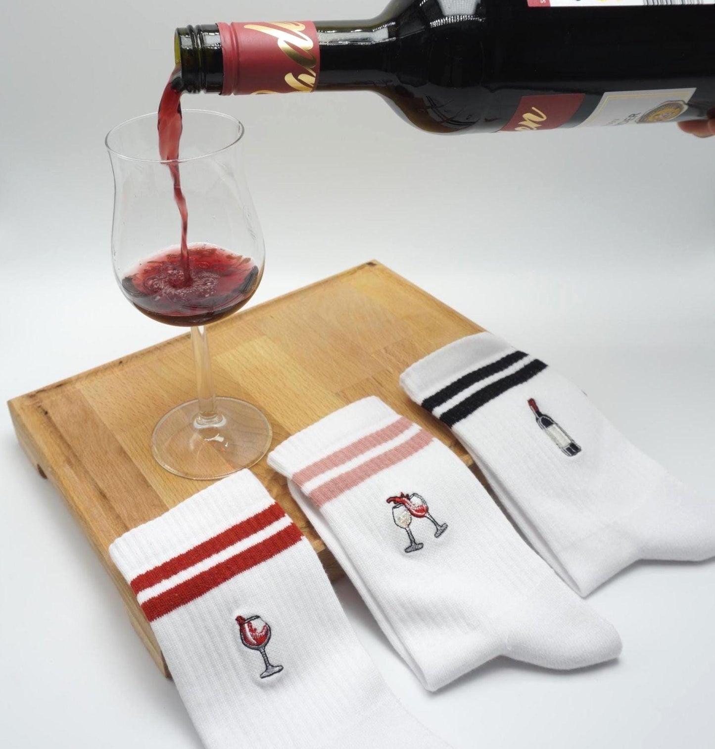 Wein Socken Set KreativoBasteln