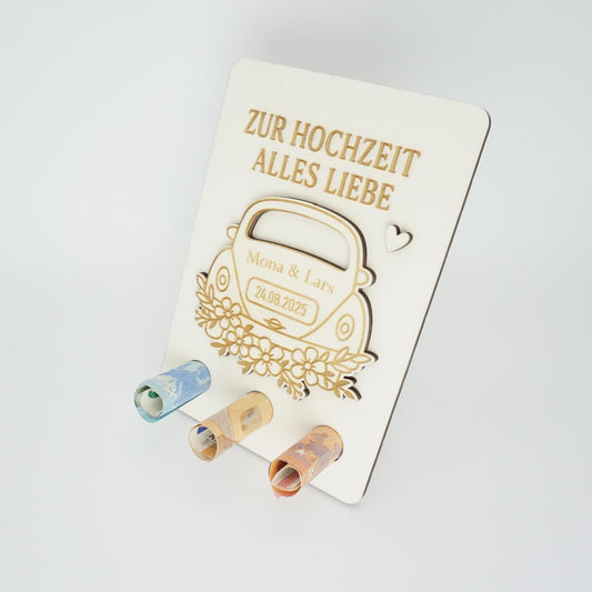 Geldgeschenk zur Hochzeit KreativoBasteln