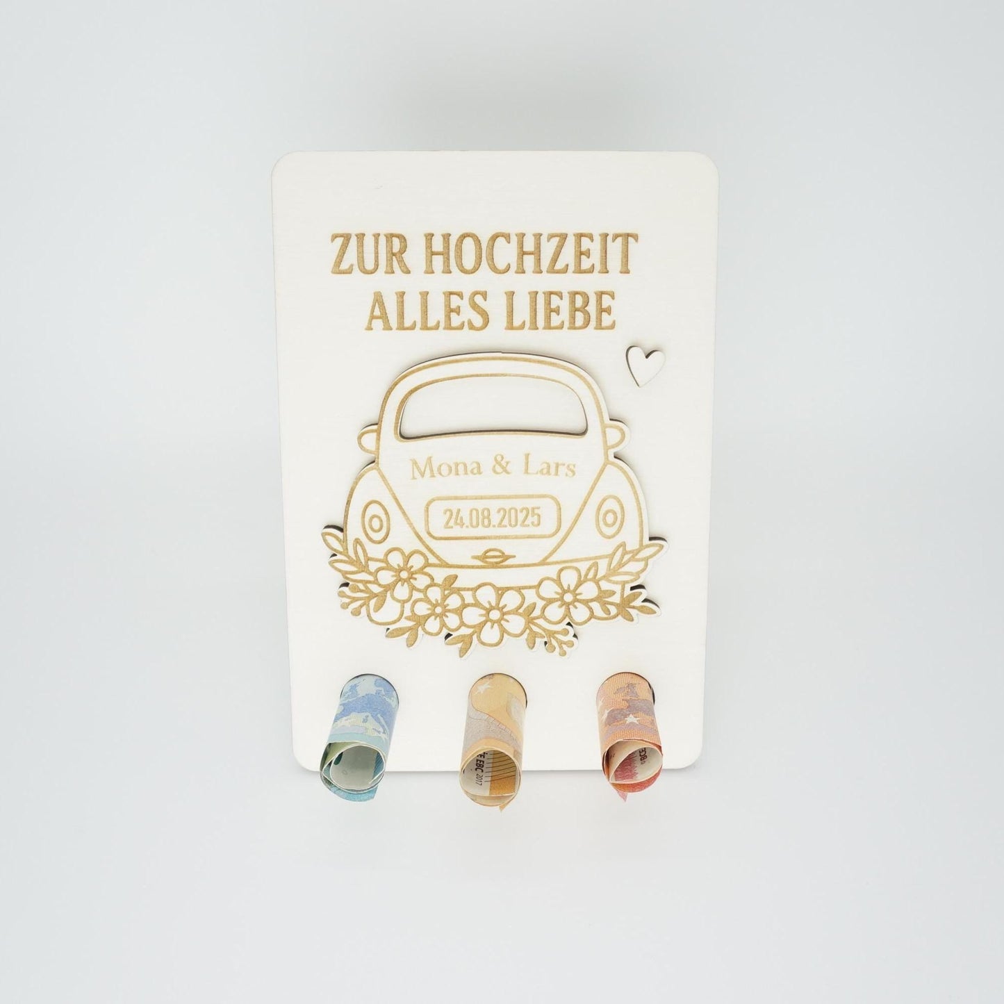 Geldgeschenk zur Hochzeit KreativoBasteln