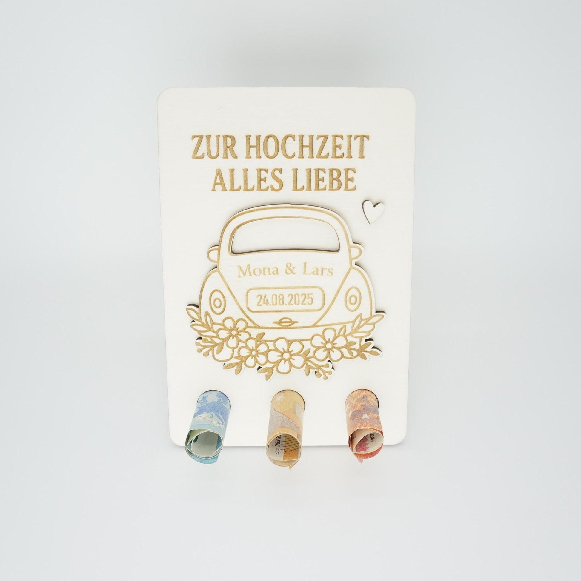 Geldgeschenk zur Hochzeit KreativoBasteln