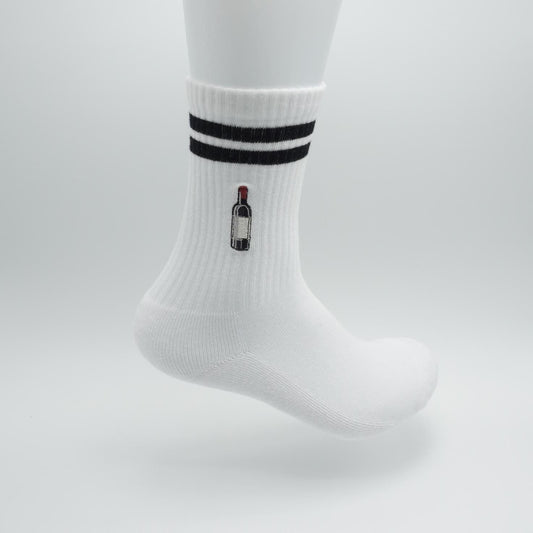 Wein Socken mit Weinflasche KreativoBasteln