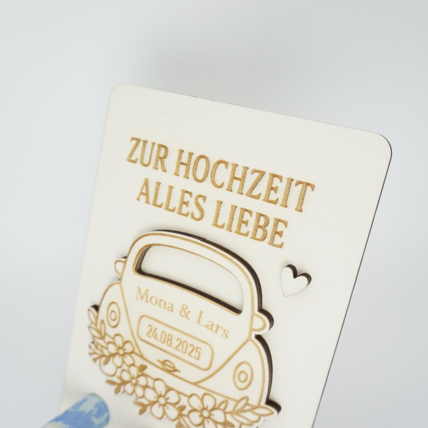 Geldgeschenk zur Hochzeit KreativoBasteln
