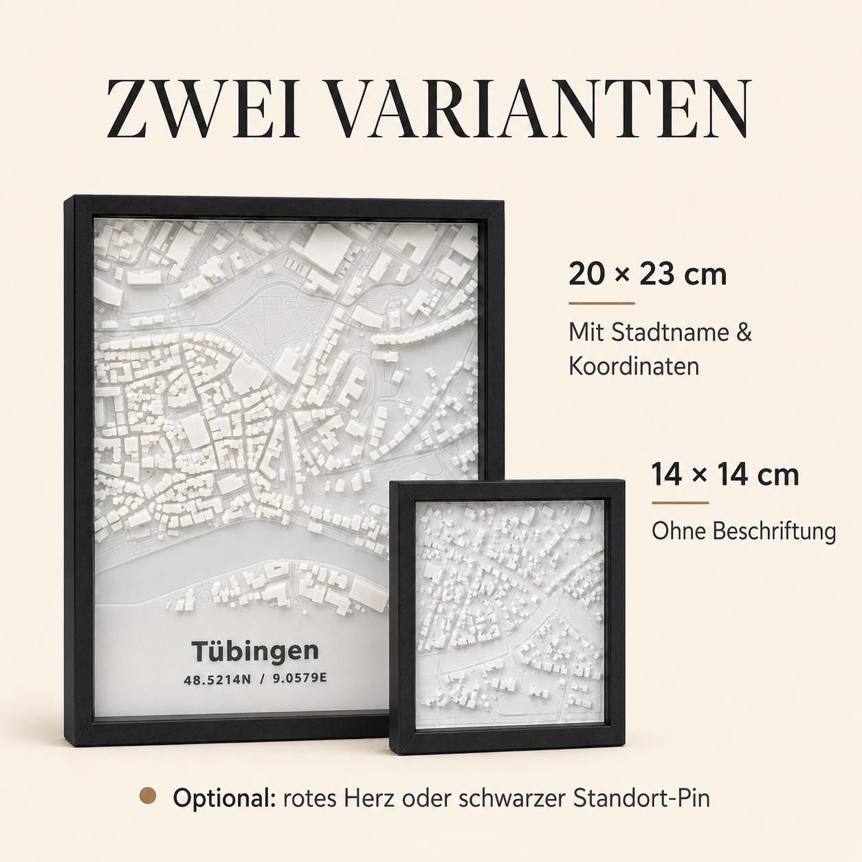 Personalisierte Stadtkarte