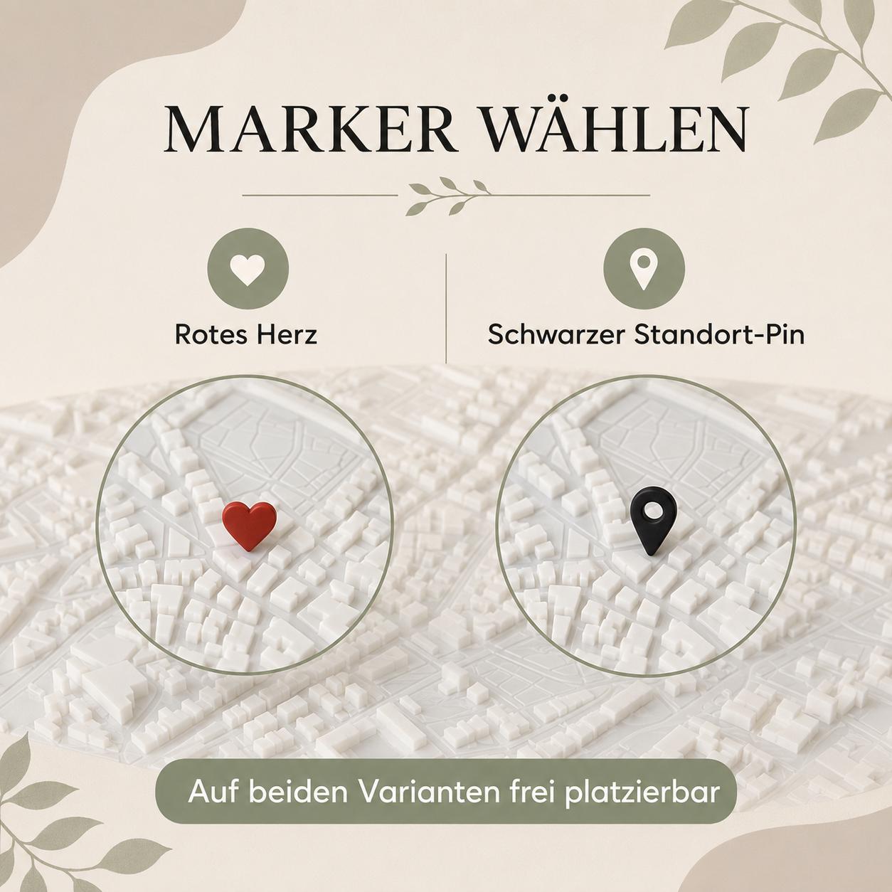 Personalisierte Stadtkarte