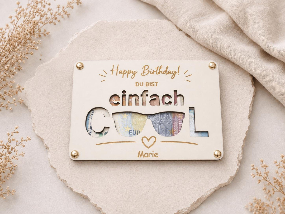 Geldgeschenk zum Geburtstag – 4 Motive