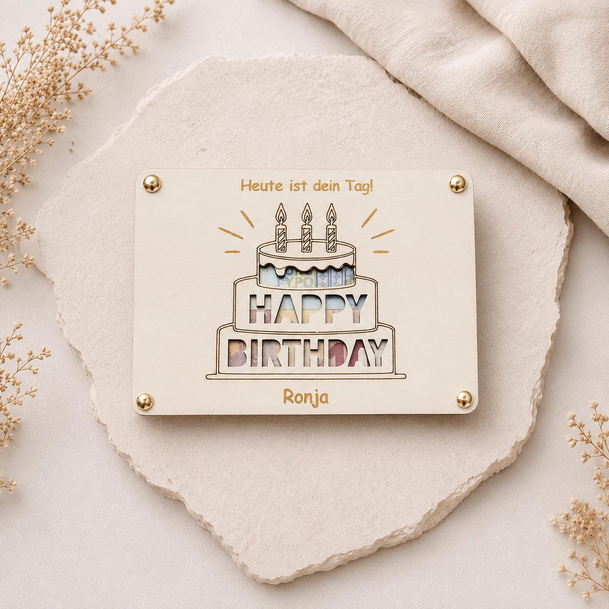 Geldgeschenk zum Geburtstag – 4 Motive