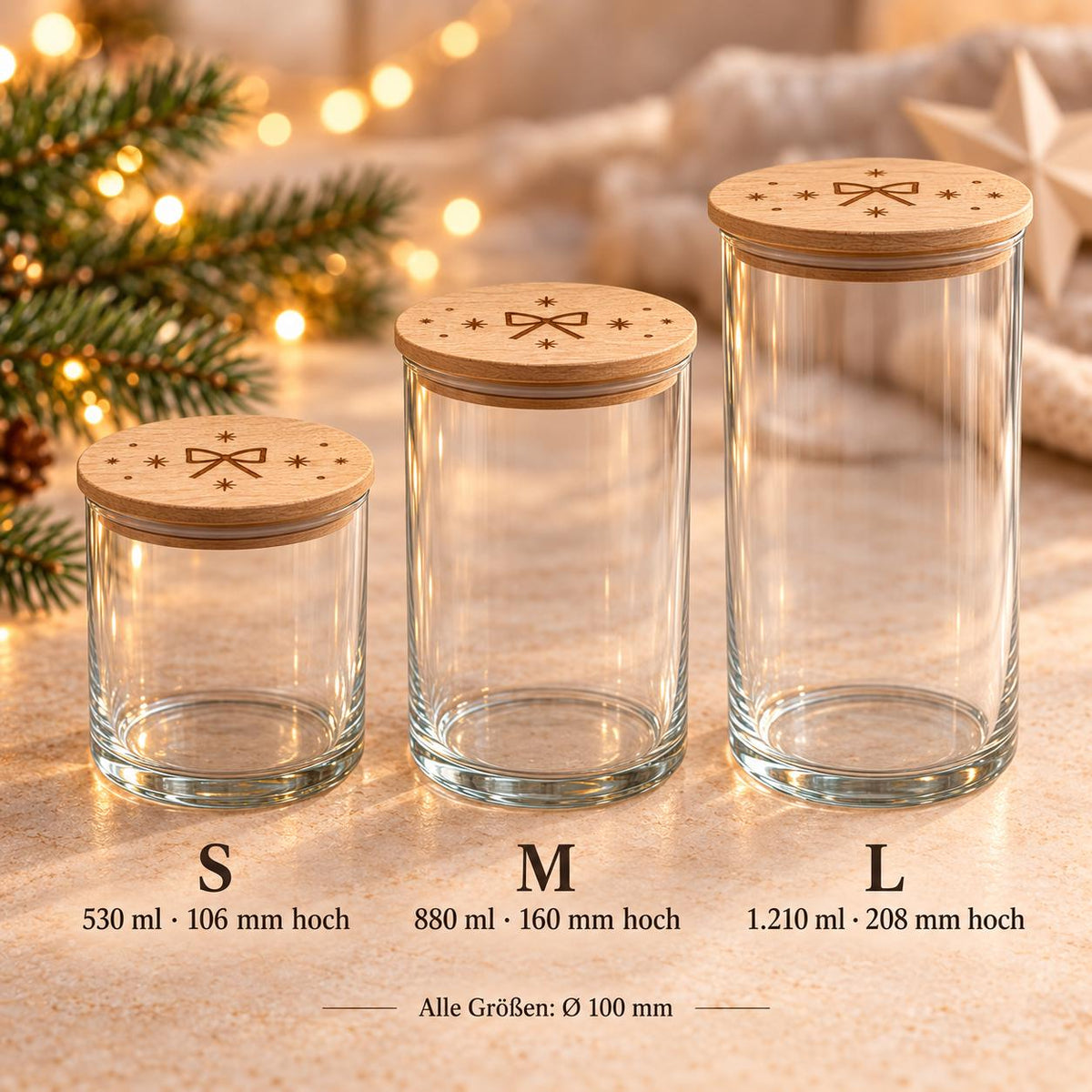 Adventskalender im Glas „24 Küsschen“