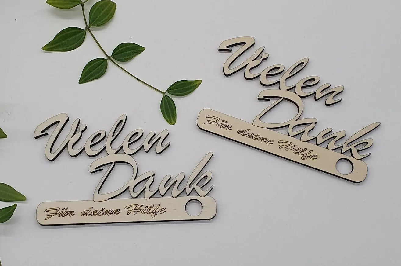 Vielen Dank - Scheinehalter Etsy