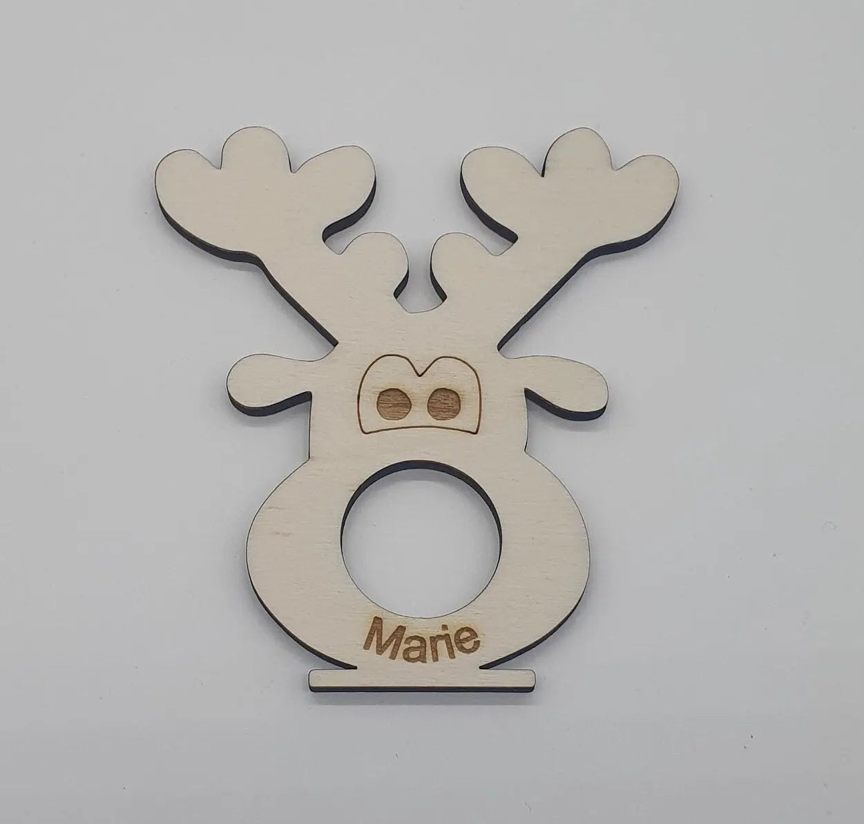 Personalisierter Platzhalter Rentier KreativoBasteln