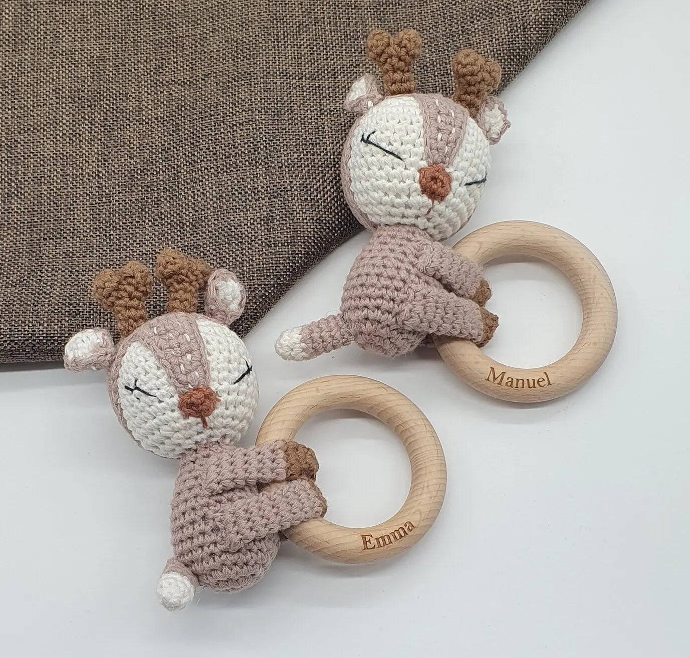 Personalisiertes Baby-Body 'Mein 1. Weihnachten' Mit Rentier - Bio-Baumwolle & Individueller Name