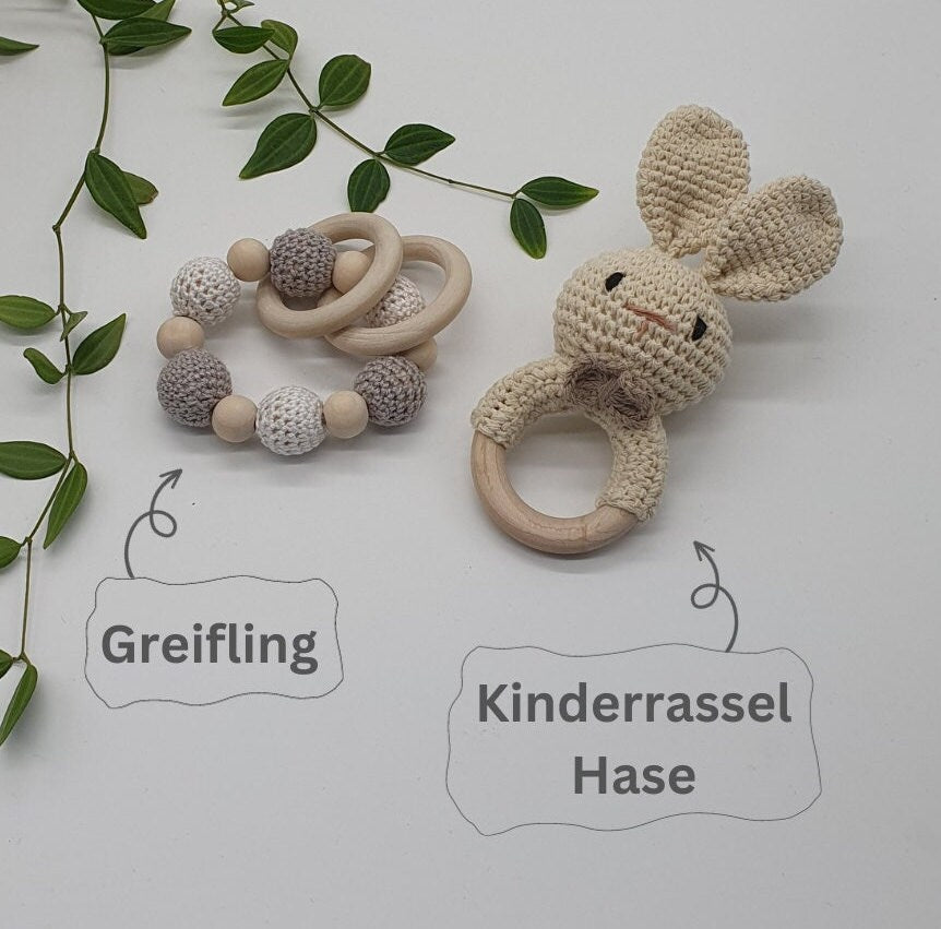 Greifling für Babys aus Holz